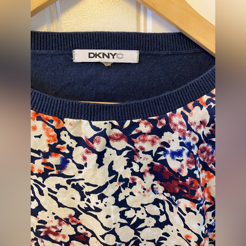 DKNYC navy sweater